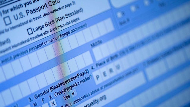 passport gender marker 
