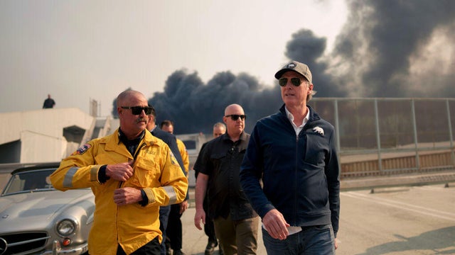 Powerful Winds Fuel Multiple Fires Across Los Angeles Area 