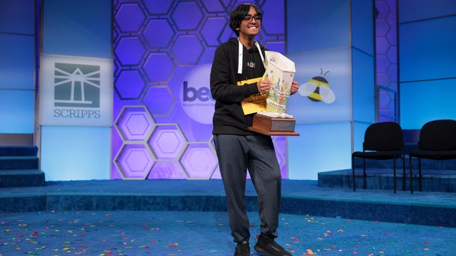 Kids Compete In The Scripps National Spelling Bee Finals 