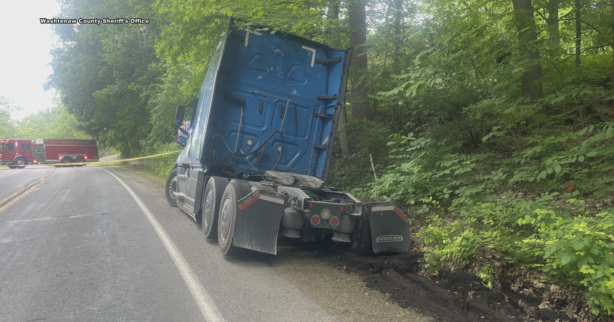 Burned body found during truck crash investigation north of Ann Arbor 