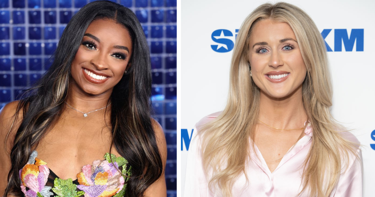 Simone Biles and Riley Gaines clash over trans athletes in women's sports 