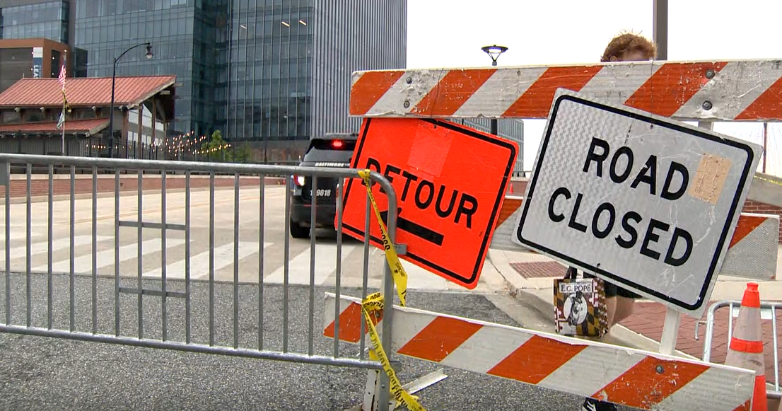 Baltimore's Harbor East roads back open near the harbor 5,000-gallon fuel spill 